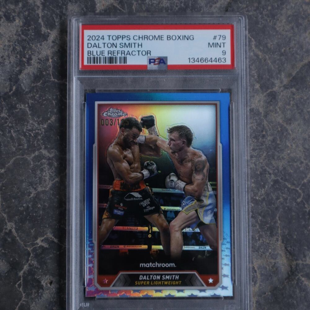 2024 Topps Chrome Boxing Dalton Smith Refractor /150 PSA 9 Mint Rookie